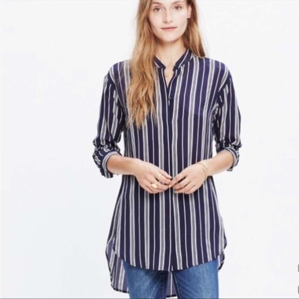 Madewell silk shirt office wear size XS